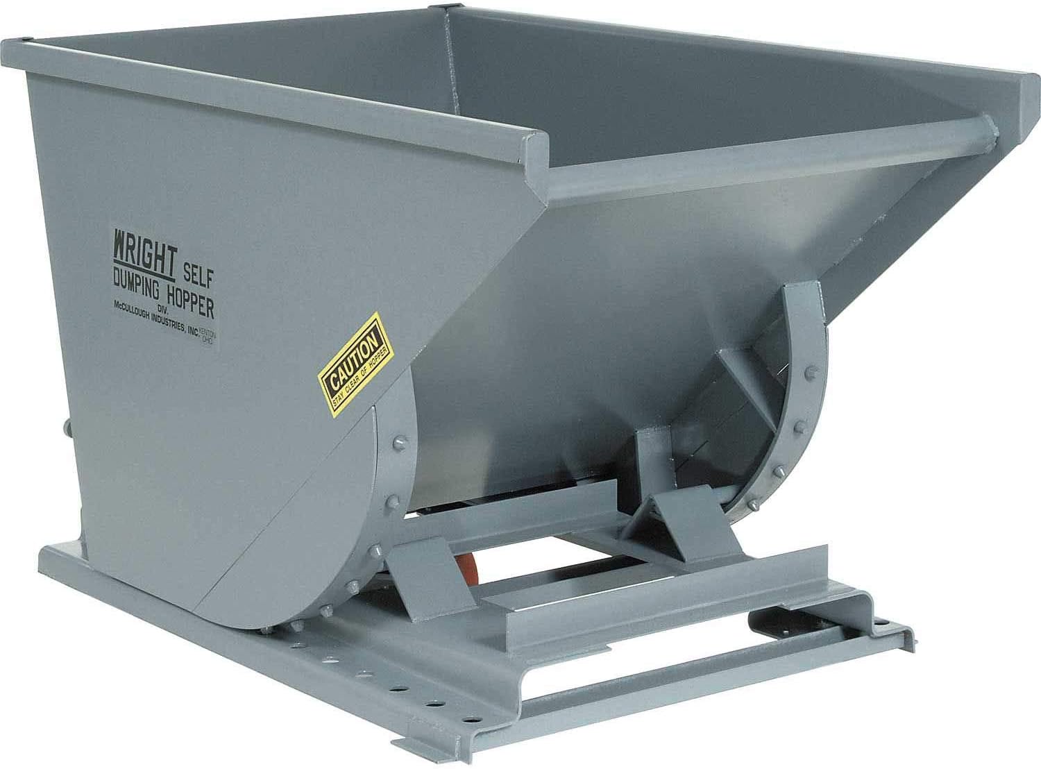 HeavyDuty SelfDumping Hoppers 521/2"Wx313/4"Dx321/2"H Gray Everything Else