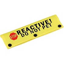 Hundeleinen-Hülse „Reactive Do Not Pet“ – Gelbe Warnhülle Für Reaktive Hunde, 70 X 35 Cm, Polyester