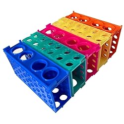 4-Way Plastic Test Tube Rack,Test Tube Holder with