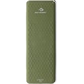 Sea to Summit Camp Plus SI Sleeping Mat, Rectangular/Regular | Extra-thick 4-season self-inflating foam sleeping mat with a 4.3 R-value insulates comfortably against the coldest ground