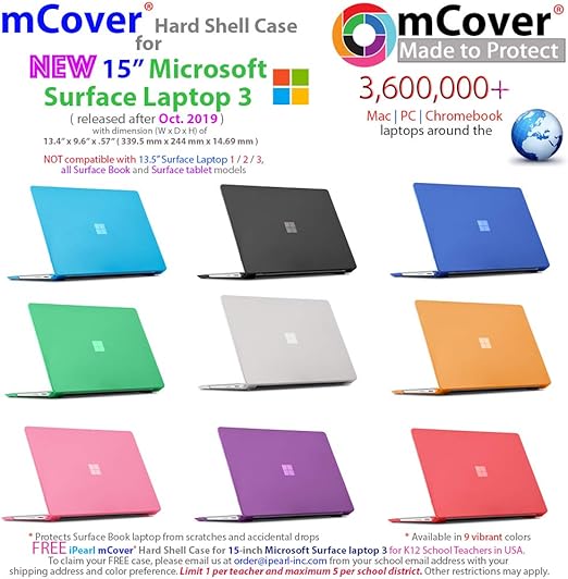 Microsoft surface laptop 3 hard shell case Clearance
