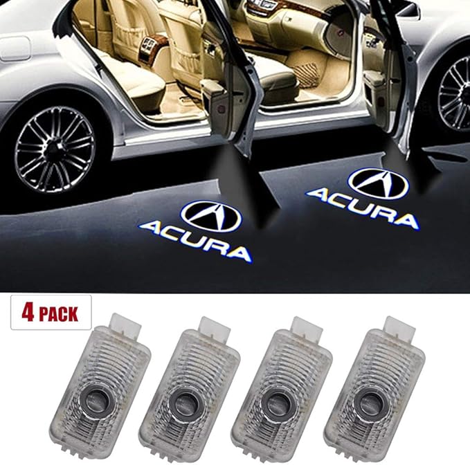 Amazon Com For Acura Car Door Led Logo Lights 3d Ghost Shadow Light Wireless Welcome Courtesy Projector Light Fit For Acura Rlx Zdx Tlx Tl Mdx 4pcs Automotive