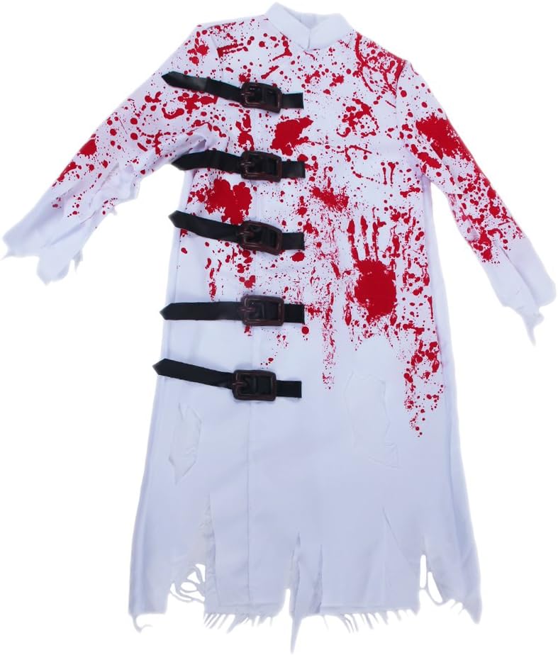 Uwowo Demented Doctor Child Costume For Halloween Party