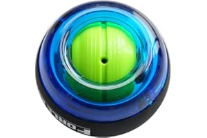 WINCSPACE Wrist Trainer Power Arm Strengthener Essential Gyroscopic Wrist and Forearm Exerciser Ball (Blue)