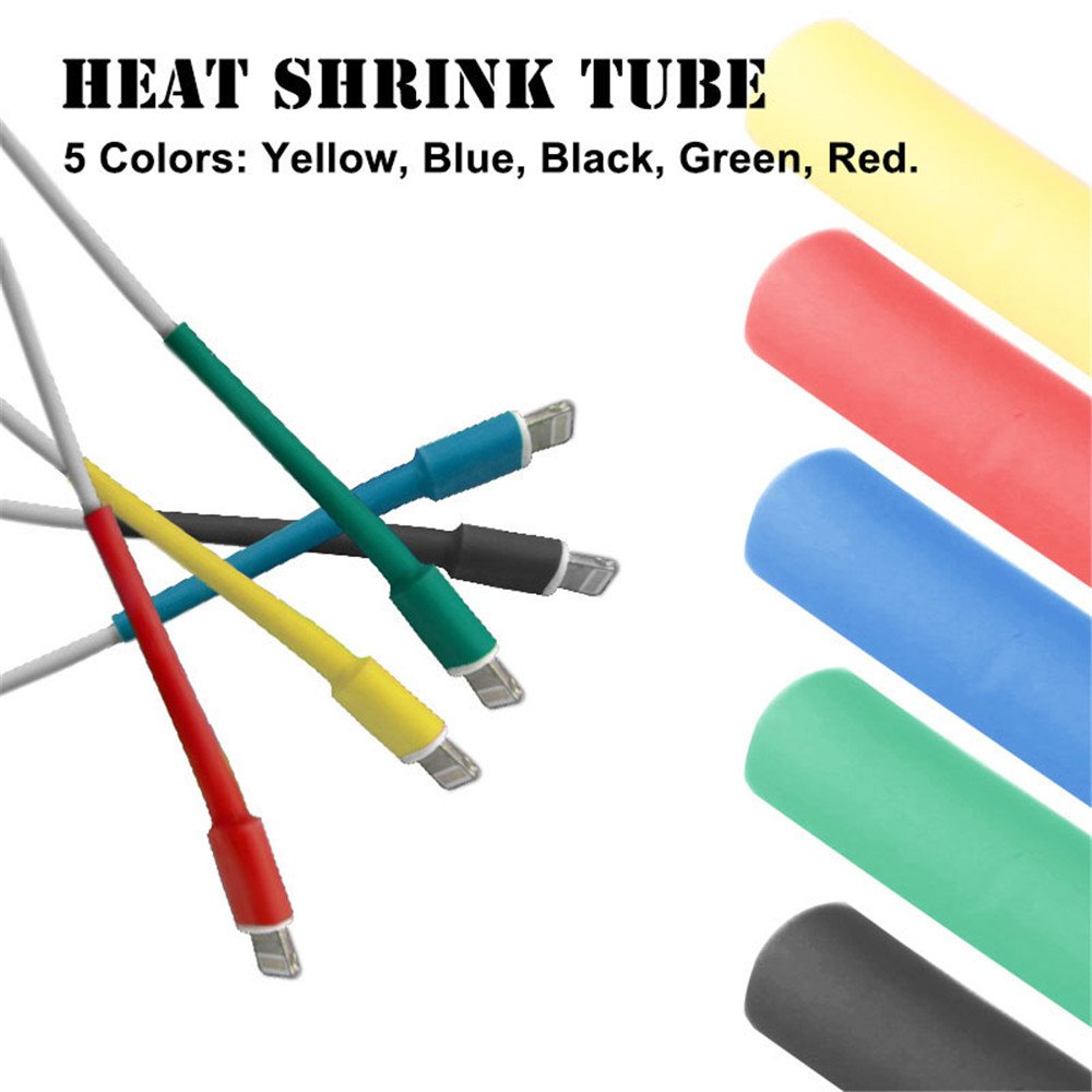 Amazon.com: Heat Shrink Tubing 328pcs Wire Wrap Cable Sleeve Assortment  Ratio 2:1 Electric Insulation Tube - MultiColor: Car Electronics
