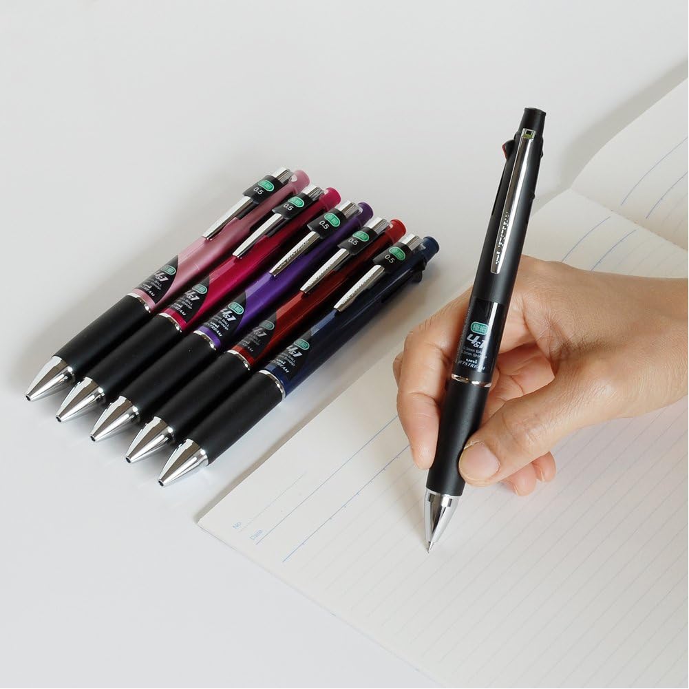 Uni Jetstream 0.5 mm Ballpoint Multi Pen and 0.5 mm Pencil, Purple Body (MSXE510005.11) - Image 5