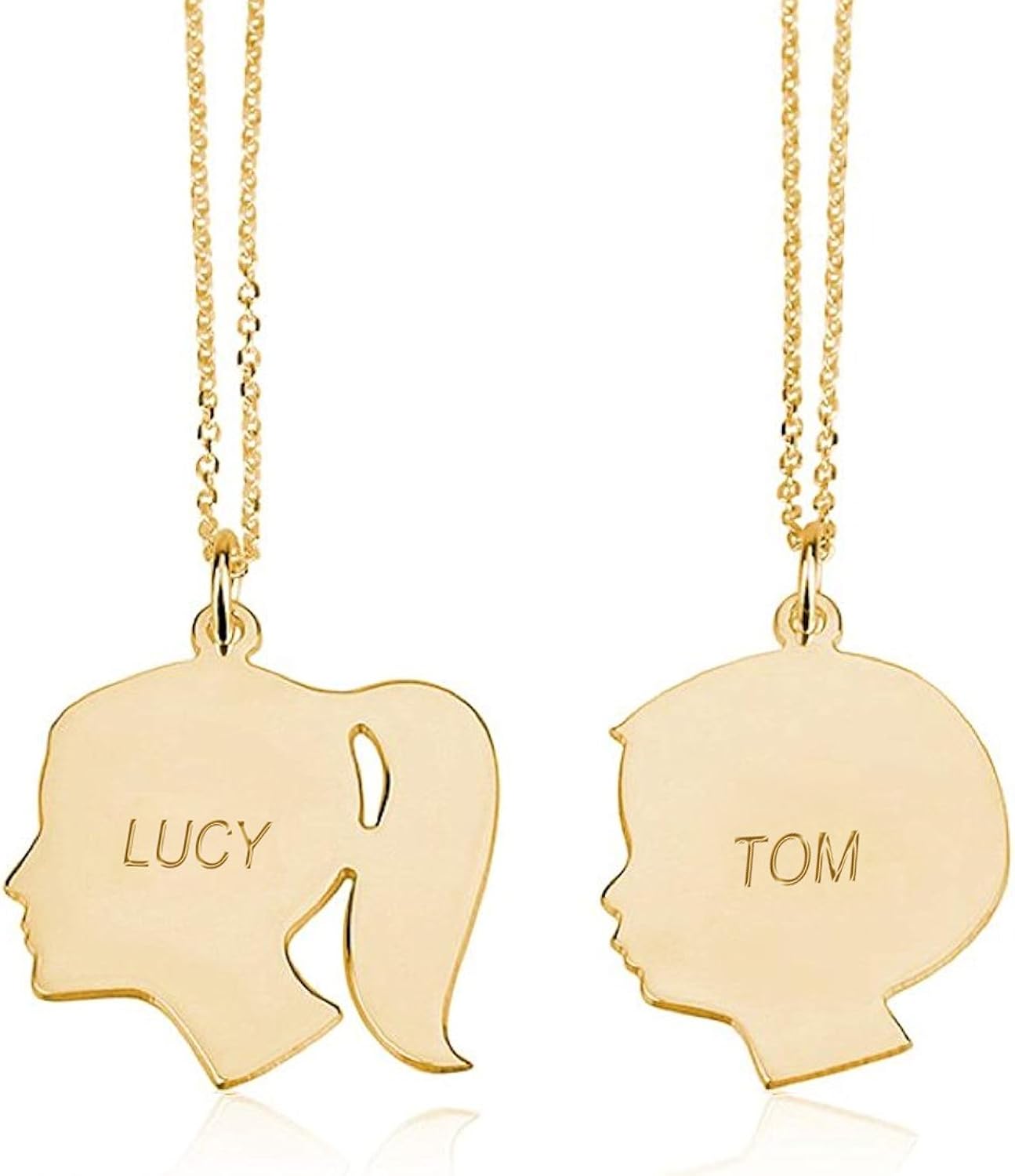 child name necklace for mother