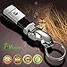 Olivery Genuine Leather Valet Jaguar Keychain Detachable Elegant Key Chain 3 Key Rings (Black)