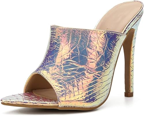 slip on high heel mules