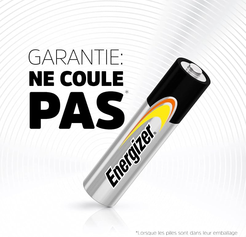 Alkaline Power Piles AA (Lot de 48), 1,5V, Énergie Longue durée
