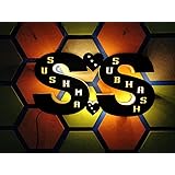 DESIGN ELLE Wooden Alphabet LED gift Customized & Personalised with Any Alphabet and Name Gift for wife husband couple Marriage Wedding Anniversary