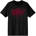 Dr. Pepper Est. 1885 Maroon Logo Men's Black Graphic Tee