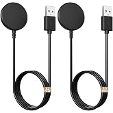 2 Pack for Samsung Galaxy Watch Charger Compatible with Watch 8/8 Classic | for Samsung Watch Ultra/7/6/6 Classic/5/5 Pro/4/4 Classic/3/Active/FE USB A Charging Docks Magnetic (Not for 9/Ultra 2)