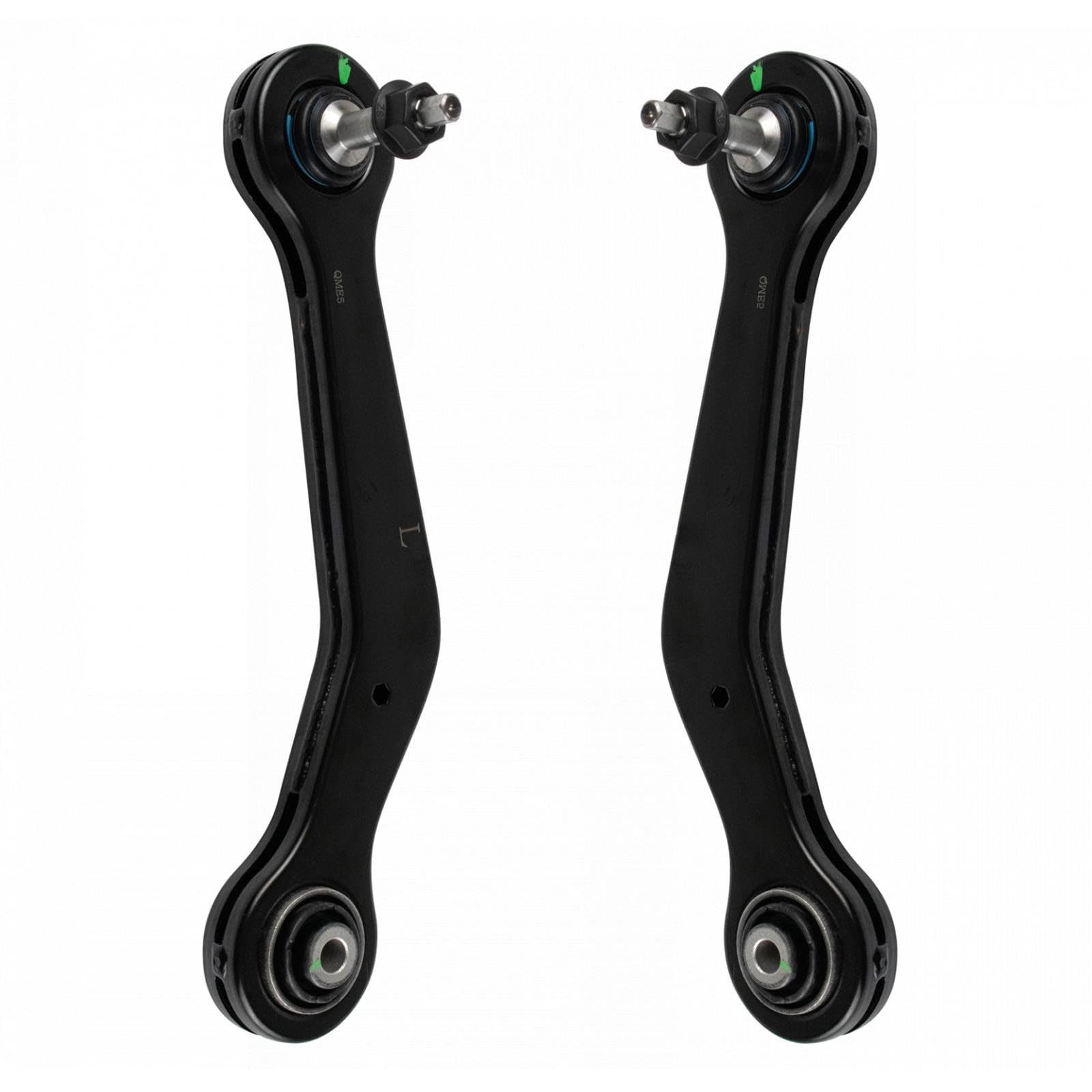 TRQ Rear Left and Right Upper Control Arm with Ball Joint Set 2 Piece Compatible with 1993-2001 BMW 740i 740iL 1995-2001 750iL 2000-2003 Z8 Image