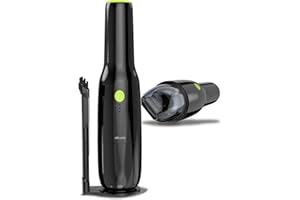 absob Car Cordless Handheld Vacuum Cleaner - Dust Buster Mini Car Vacuum, Rechargeable, Portable, USB Charging - Powerful Suction Small Vacuum with 2 Reusable Filter Ultra-Lightweight (Black)