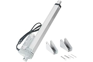 DUPDMKIN Linear Actuator 12v DC with Mounting Brackets 900N(225lbs) Linear Motion Actuators Ideal for Home, Industrial and Agricultural Machinery (8"/200MM, 900N)