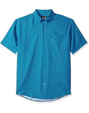 Men's Arenaflex Short Sleeve Button Print Shirt