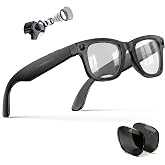 4K Smart Glasses with Camera, Translation Bluetooth Glasses for Men Women | Video Recording Glasses with AI Voice Assistant, Music, IP65 Waterproof, Photochromic Lens &amp; Sunglasses for Travel Vlog
