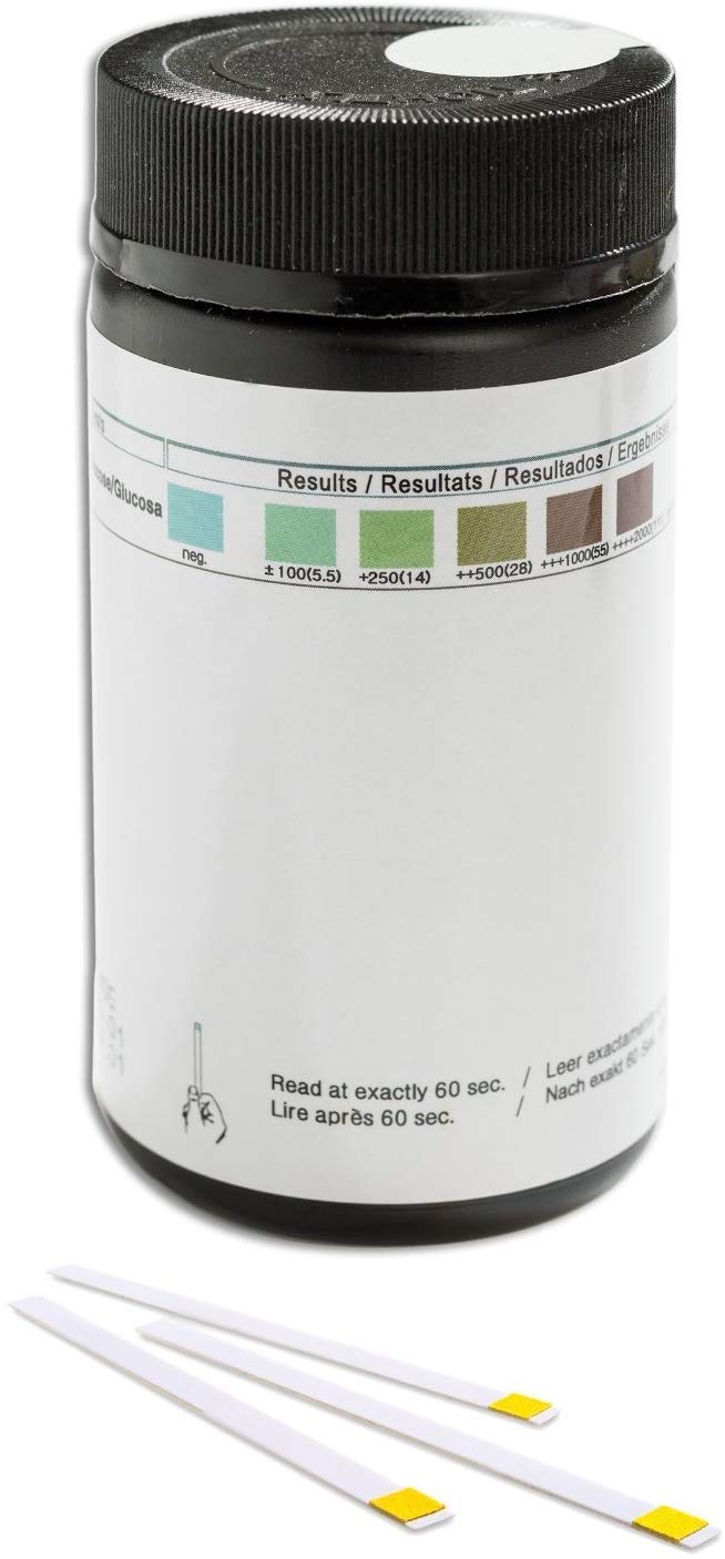 One Step Urine Glucose Test Strips Diabetes Testing Kit 100 Dipsticks