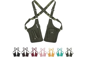 Premium Leather Adjustable Underarm Shoulder Bag for Men & Women, 2L Large Capacity Main Compartment, Waterproof Anti-Theft