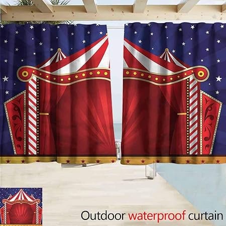Amazon Com Marymunger Doorway Curtain Circus Canvas Circus Tent