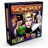 Monopoly: Disney Villains Edition Board Game for Kids Ages 8 and Up, Play as a Classic Disney Villain