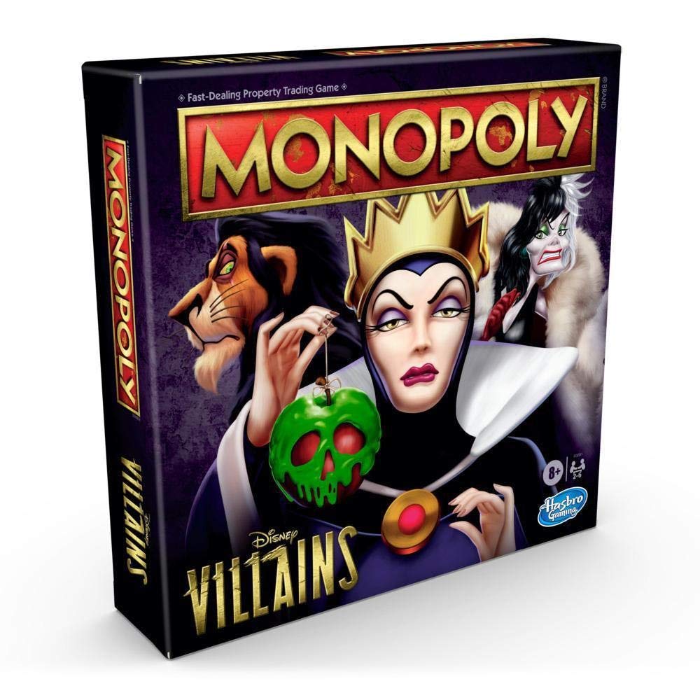 Photo 1 of Monopoly: Disney Villains Edition Board Game for Kids Ages 8 and Up, Play as a Classic Disney Villain