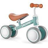 Baby Balance Bike for 1 Year Old Girl Gifts, 10-24 Month Toddler Balance Bike, 4 Silent Wheels Pre-School First Ride On Toys,