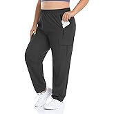 ZERDOCEAN Women's Plus Size Outdoor Active Hiking Pants Lightweight Quick Dry Athletic Pants Zipper Pockets