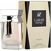 Lattafa Rave Luxure Woman – Floral, Fruity, Sweet, Woody – Eau de Parfum Spray Long-Lasting Fragrance for Women, 3.4 Ounce / 100 ml