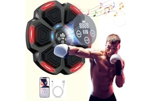 BeriKeri Music Boxing Machine with 9 Modes - Premium Quality Wall Mounted Smart Boxing Machine for Adults - Indoor Electronic Punching Target Equipment for Home & Gym