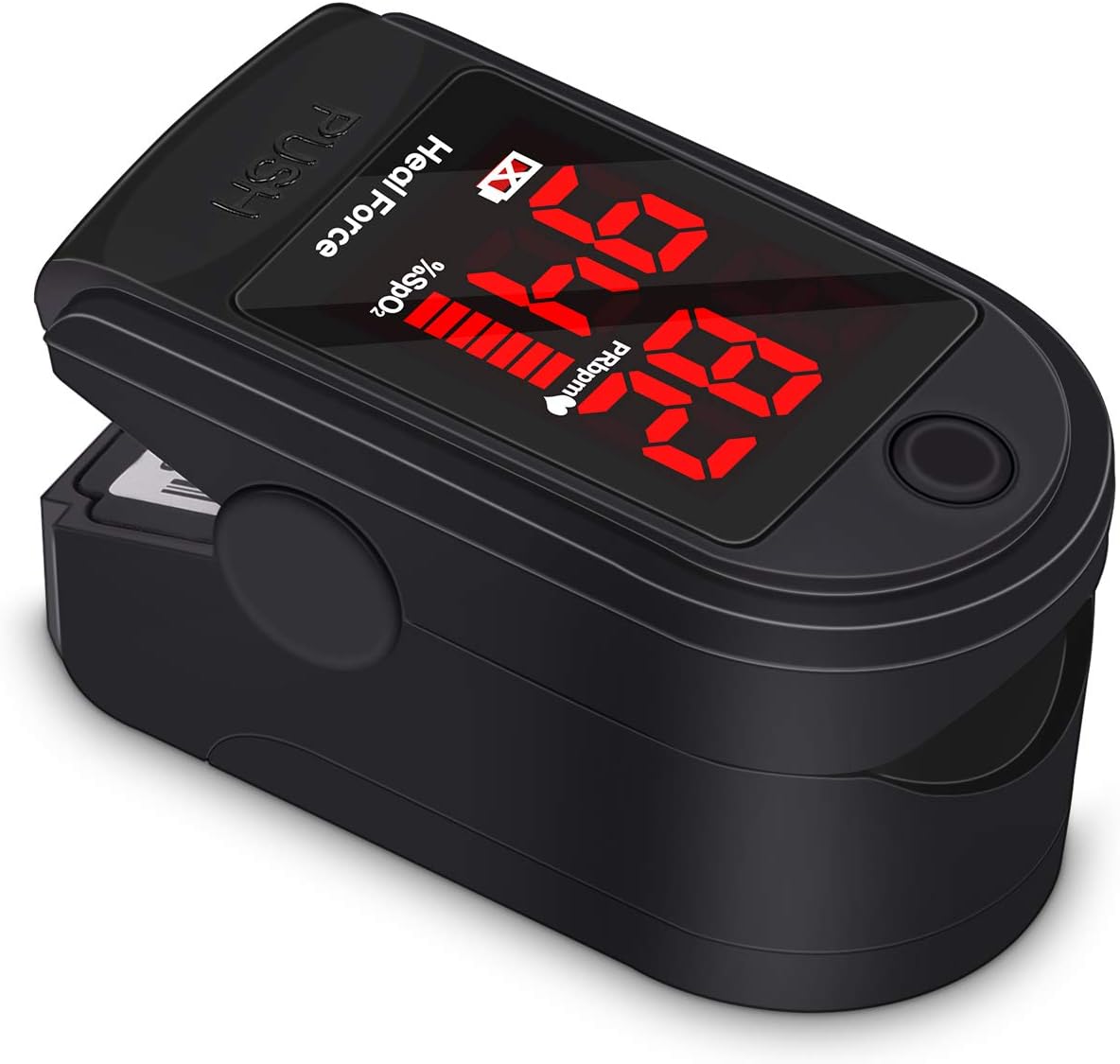 Pulse Oximeter, Oxygen Monitor Finger Oxygen Saturation Monitor Heart Rate Monitor with OLED Display for Adult and Child