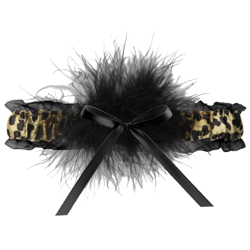 Ivy Lane Design Zooey Leopard Print Garter, Black