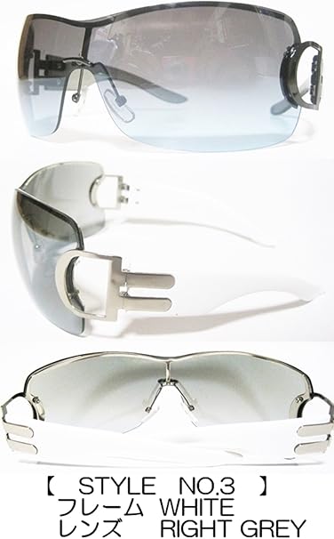 Amazon ラグジュアリー サングラス セレブ ファッション メンズ ヒップホップ Atsushi B系 オラオラ系 Style No 3 サングラス 通販