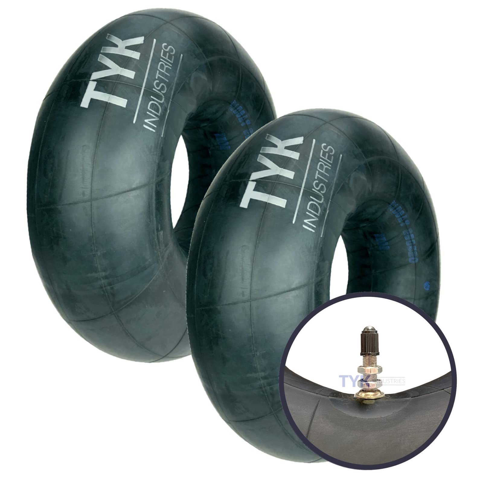 Photo 1 of (2-Pack) TYK Industries ATV Inner Tube 25x8-12, Replacement UTV Tube for 25x9-12, 25x10-12 ATV UTV Tire Inner Tubes with TR6 Metal Valve Stems
