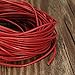 BEADNOVA 1.5mm Genuine Round Leather Cord Leather Strips for Jewelry Making Bracelet Necklace Beading, 10 Meters/ 11 Yards, Red