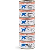 thrive Complete 100% Natural Multiple Flavors Food for Cats (6 Packs, Tuna and Salmon)