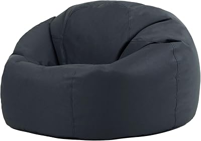Bean Bag Bazaar Kingston Gaming Beanbag Charcoal Grey Large Indoor Outdoor
