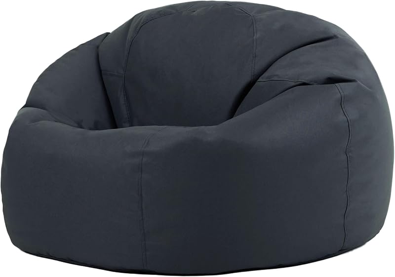 Bean Bag Bazaar Kingston Gaming Beanbag Charcoal Grey Large Indoor Outdoor