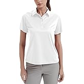Women's Polo Shirts UPF 50+ Casual Work Quick Dry 4 Buttons Short Sleeve Collared Golf Shirt XS-4XL