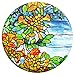 Buttonsmith Tiffany Magnola Magnet Set - Set of 4 1.25