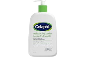 Cetaphil Moisturizing Lotion, Hydrating Body Lotion & Moisturizer for Sensitive & All Skin Types, Fragrance Free, Hypoallerge