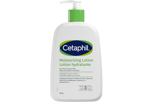 Cetaphil Moisturizing Lotion, Hydrating Body Lotion & Moisturizer for Sensitive & All Skin Types, Fragrance Free, Hypoallerge