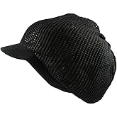 RW 100% Cotton Mesh Rasta Light Weight Slouchy Beanie Visor