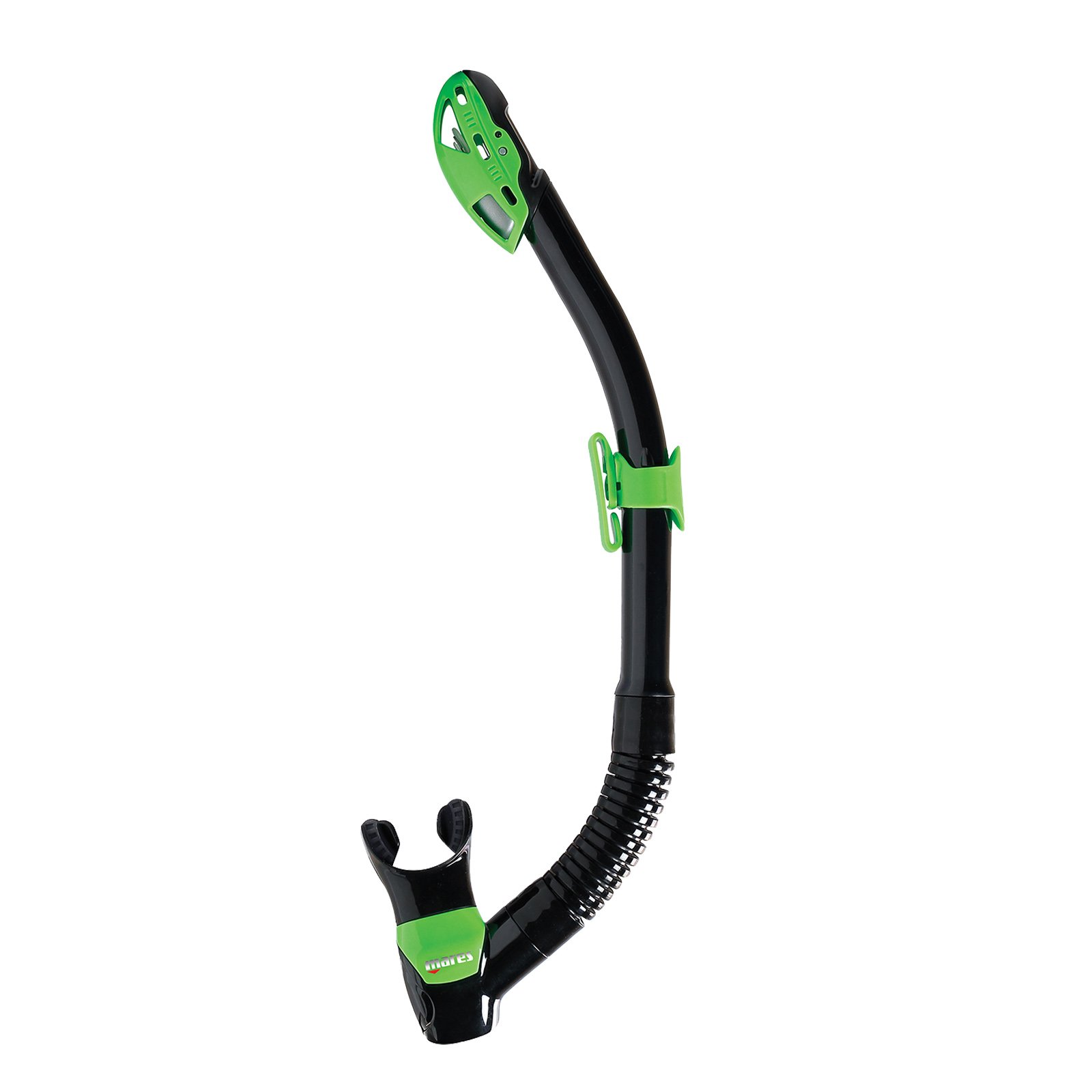 MARES 411487, Snorkel Adult Unisex, unisex adult, 411487, Nero/Limone, One Size