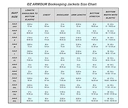 OZ ARMOUR Beekeeping Ventilated Jacket 3 Layers