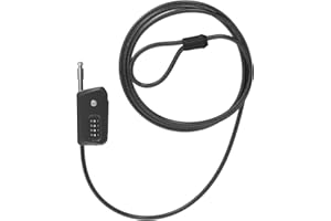 UP Security 6ft Python Cable Lock for Bike, Bicycle, Scooter, Trail Camera Locking, 4 Digit Combination Padlock, Heavy Duty A