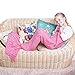 SENYANG Mermaid Tail Blanket, Mermaid Blanket for Kids Hand Crochet Snuggle Kids Mermaid Blanket for Girls, Sweet Girls Gifts for Girls Toys (Kid Lavender)
