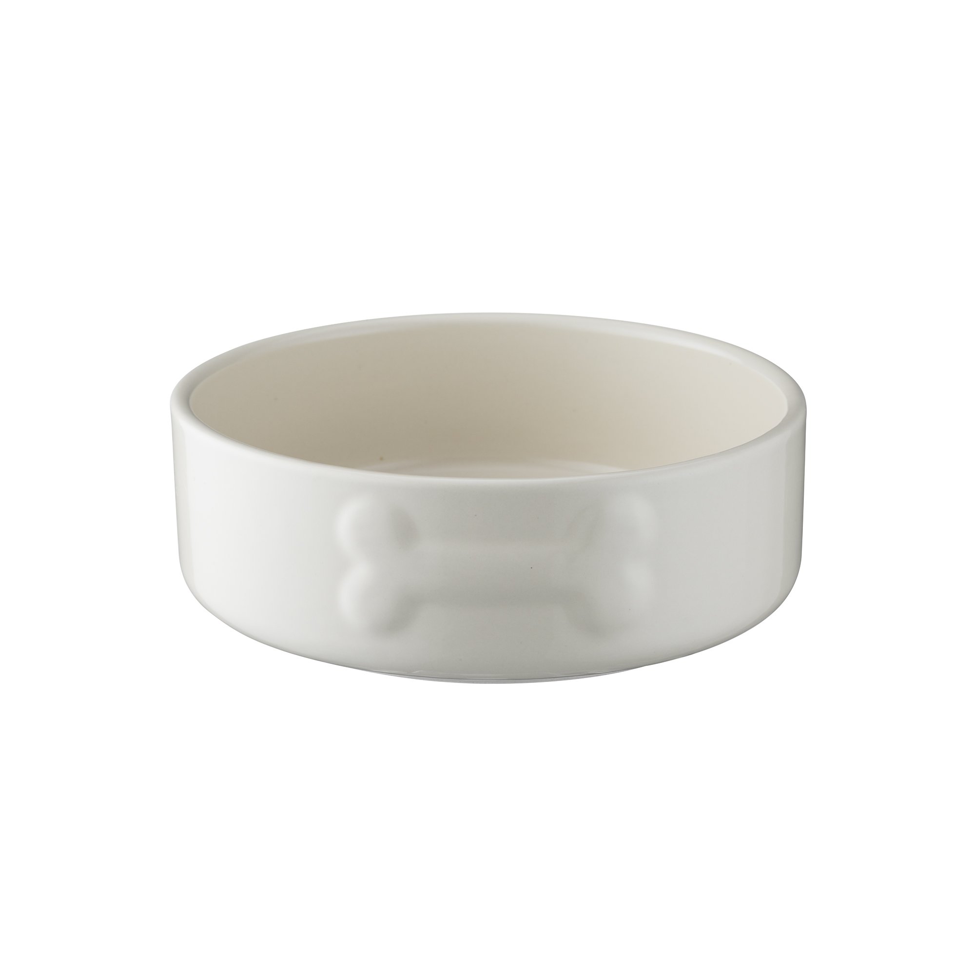 Mason Cash Colour Mix Cream Dog Bowl 15cm |500cml Capacity |Stoneware Pet Bowl for Food & Water | Dishwasher, Freezer & Microwave Safe
