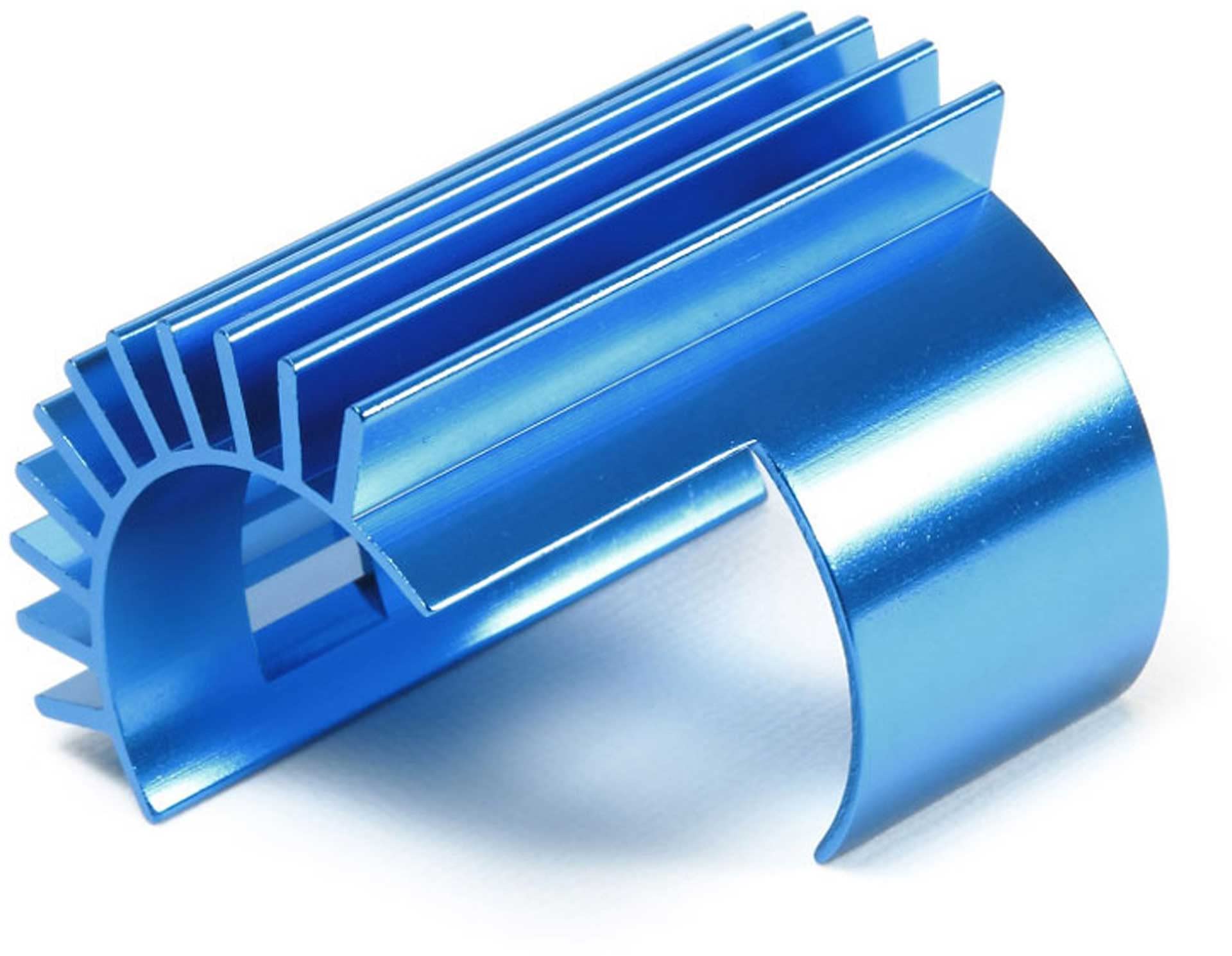 TAMIYA 300054571 TT-02 Anodised Aluminium Motor Heatsink, Blue anodised